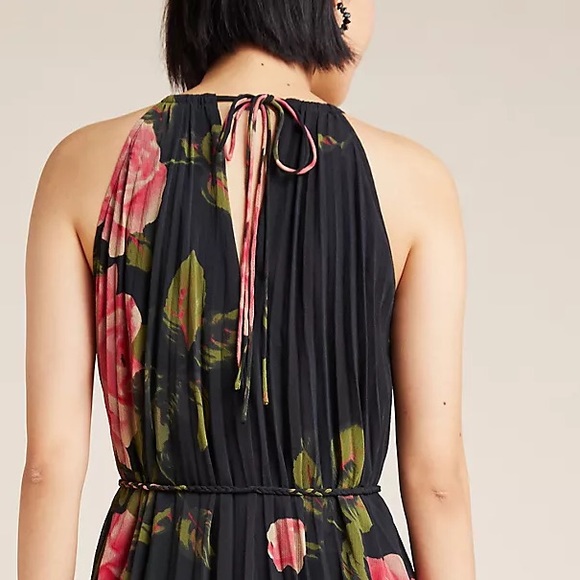 Anthropologie Emeline Pleated Midi Dress - Picture 5 of 12